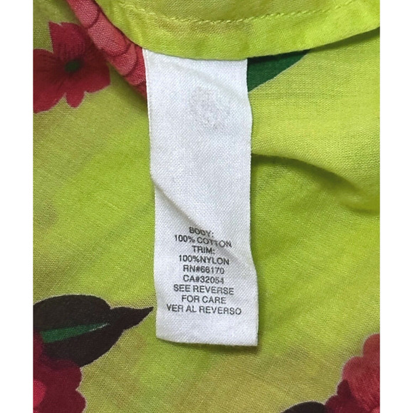 FREE PEOPLE Lace Trim Dainty Top Floral Green Chinese Cheongsam Qipao Inspired - Picture 8 of 9